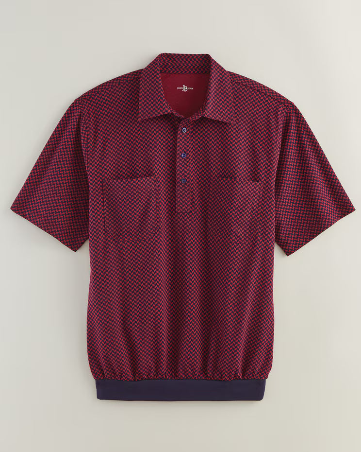 BLAIR John Blair Short-Sleeve Banded-Bottom Polo Top 4