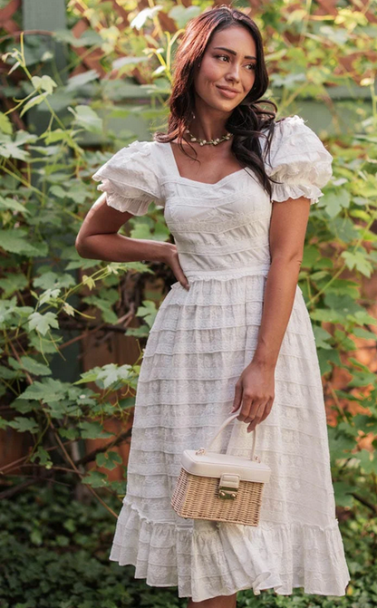 JessaKae Annalise Dress - White
