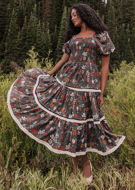 JessaKae Midnight Garden Dress - Dusk Prairie