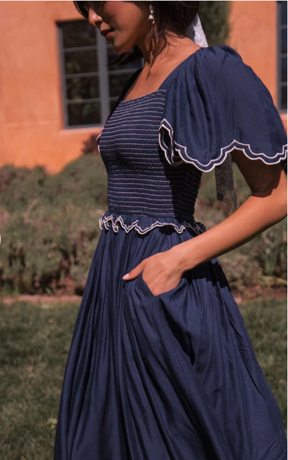 JessaKae Helen Dress - Navy