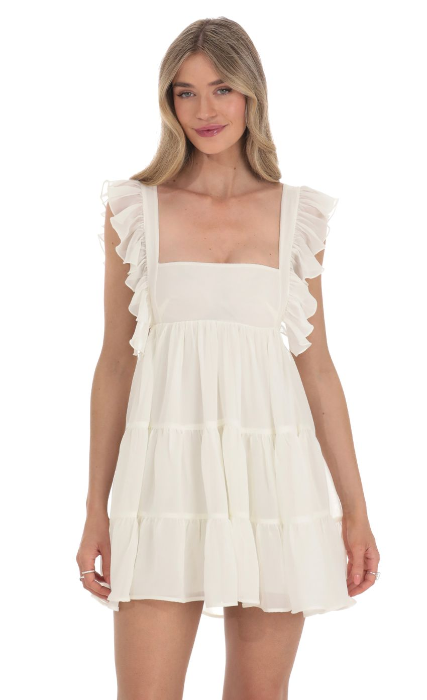 Lucy in the Sky Baby Doll Ruffle Dress