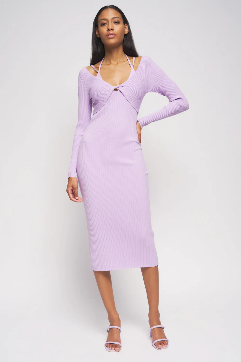 BAILEY/44 Women's Bailey 44 Connie Sweater Dress in Lilac