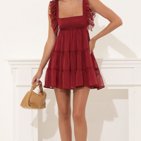 Lucy in the Sky Baby Doll Ruffle Dress