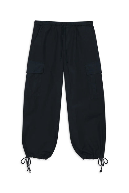 BAILEY/44 Women's Stateside Structured Poplin Drawstring Cargo Pant in New Navy