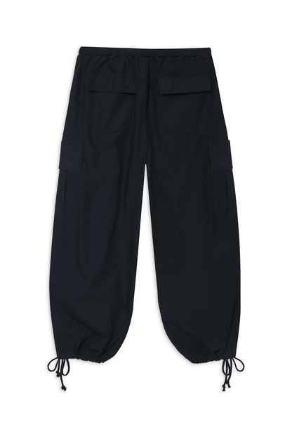 BAILEY/44 Women's Stateside Structured Poplin Drawstring Cargo Pant in New Navy