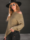 Cupshe Latte Ribbed Cutout Sweater (x2)