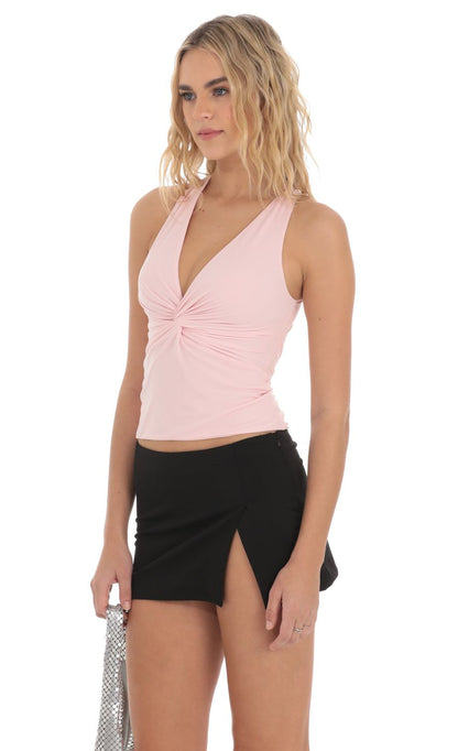 Lucy in the Sky Twist Cross Back Top