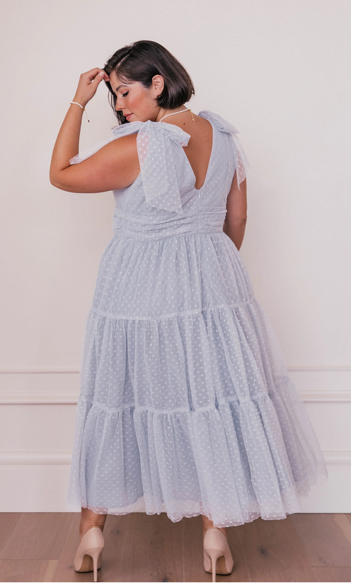 JessaKae Jeanne Dress - Dusty Blue