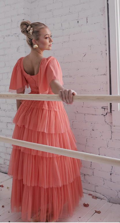 JessaKae Allegro Dress - Coral