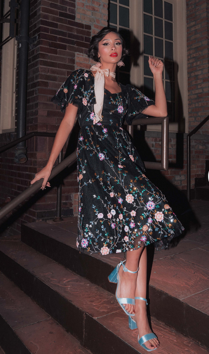 JessaKae Shimmer Dress - Black
