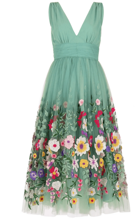 JessaKae Bouquet Dress - Green