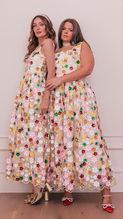 JessaKae Tinsel Dress - Multi