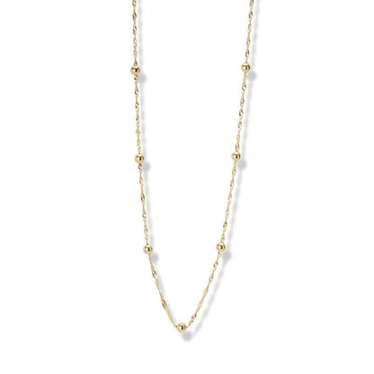 ARGENTO VIVO THE ROPE BALL CHAIN NECKLACE