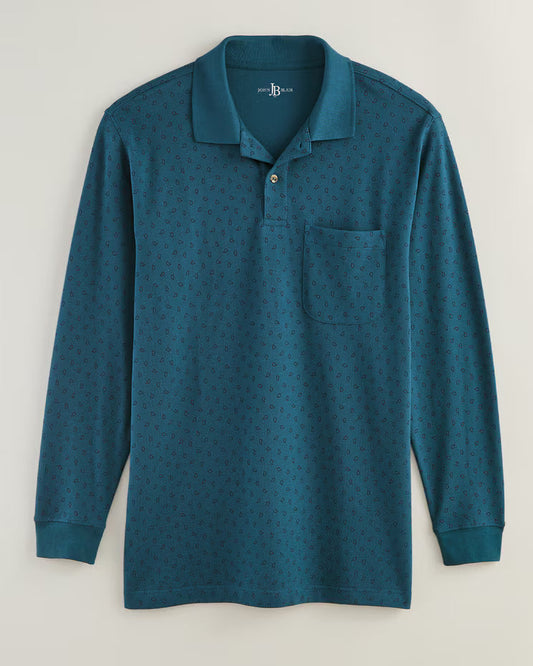 BLAIR John Blair Long-Sleeve Piqué Polo