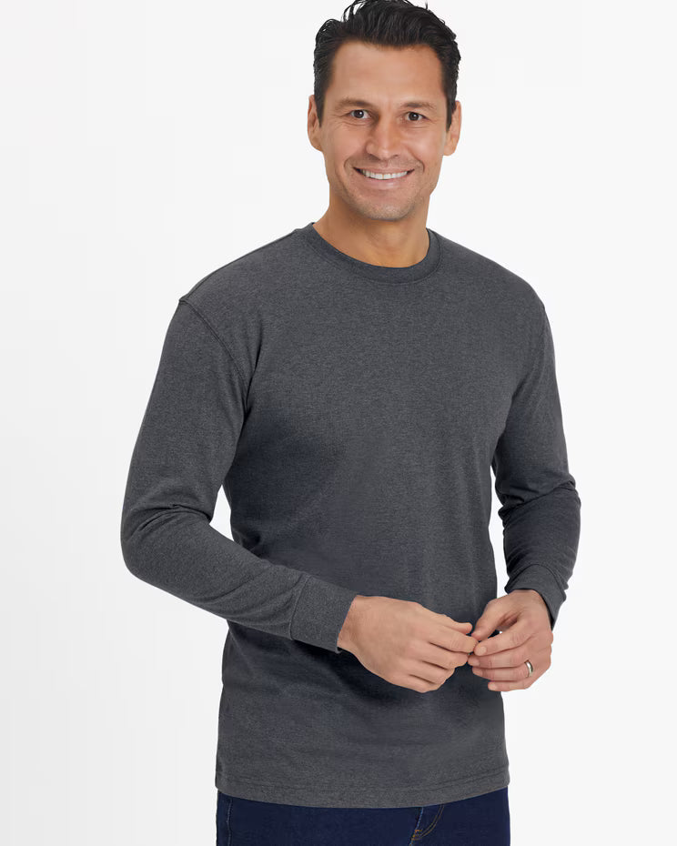 BLAIR John Blair Everyday Jersey Knit Long-Sleeve No-Pocket Crew Neck Tee Top 2