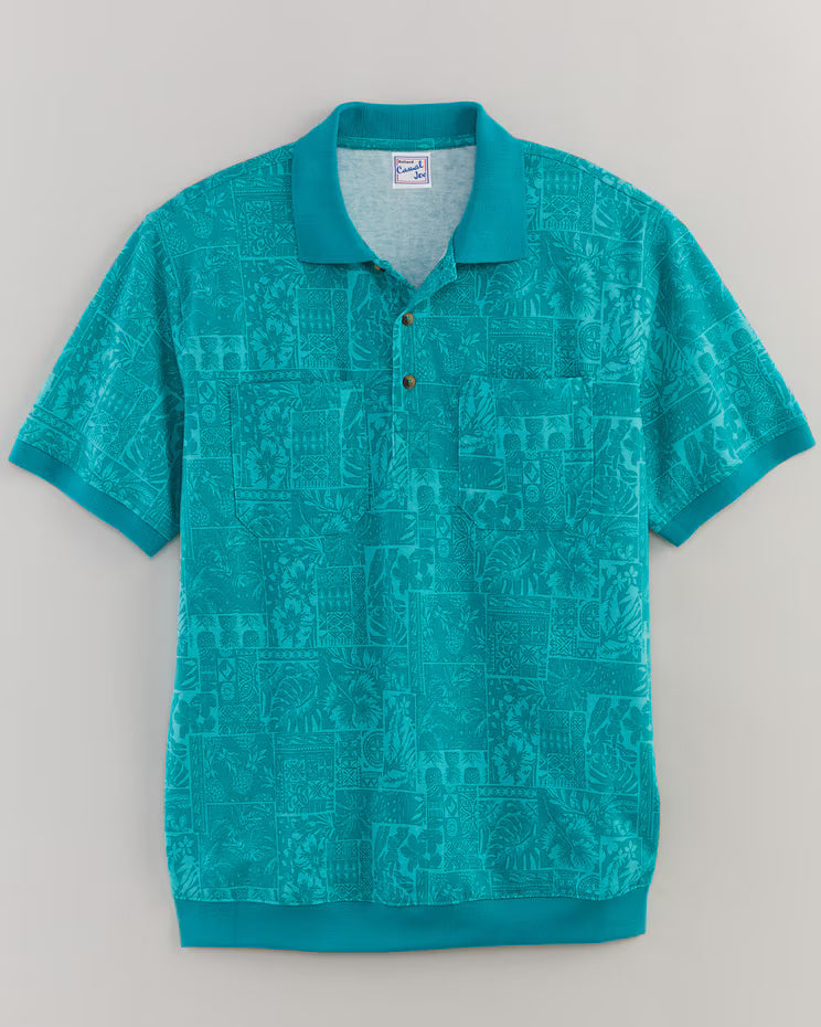 BLAIR Haband Men’s Banded Bottom Perfect Polo Top 2