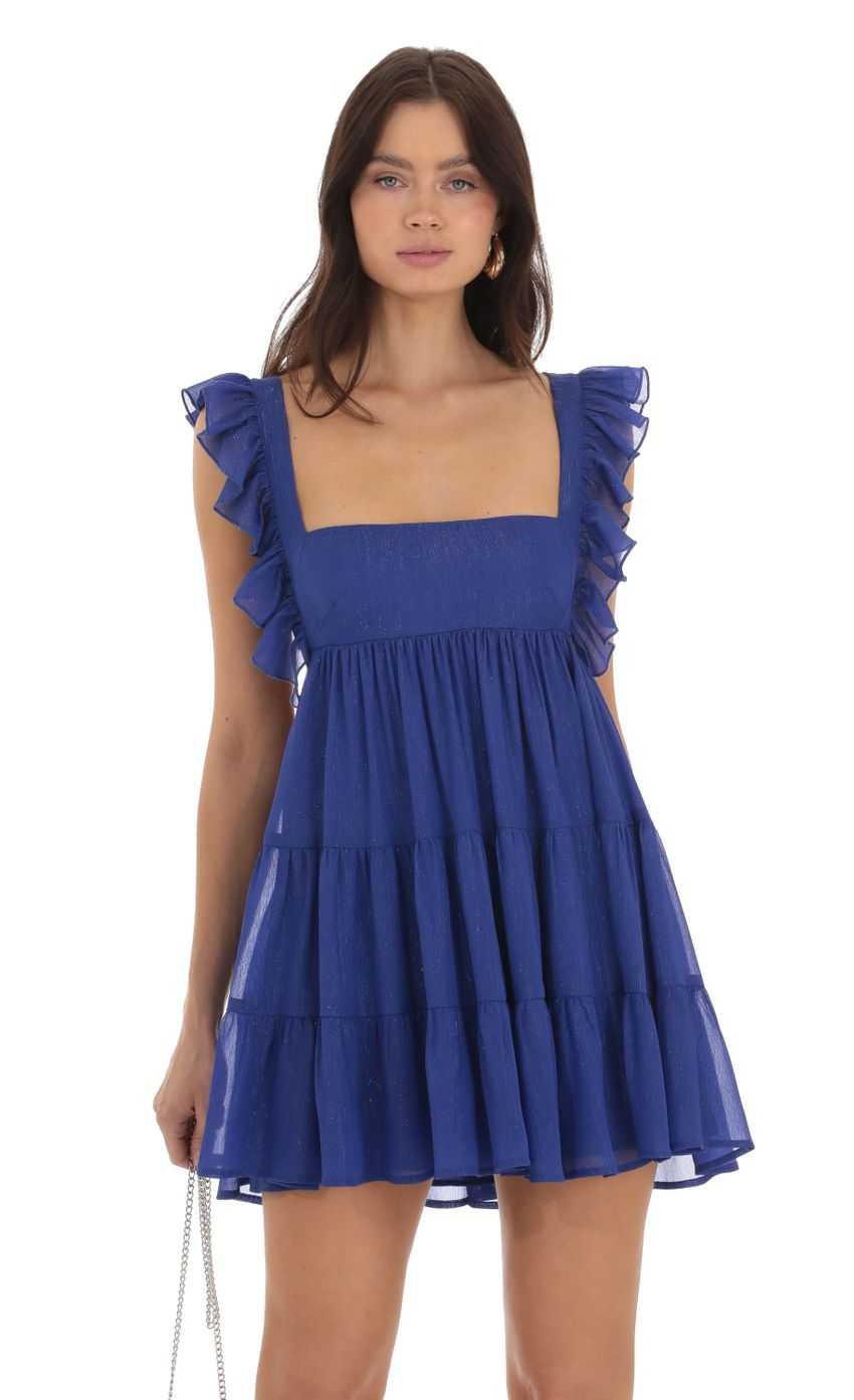 Lucy in the Sky Baby Doll Ruffle Dress