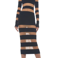 Norma Kamali Women's SPLICED DRESS