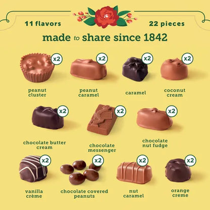 Russell Stover Chocolates Whitman's Sampler Assorted Chocolates, 10 oz.