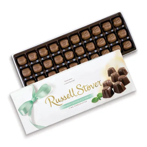 Russell Stover Chocolates Milk Chocolate French Chocolate Mints, 10 oz. Box