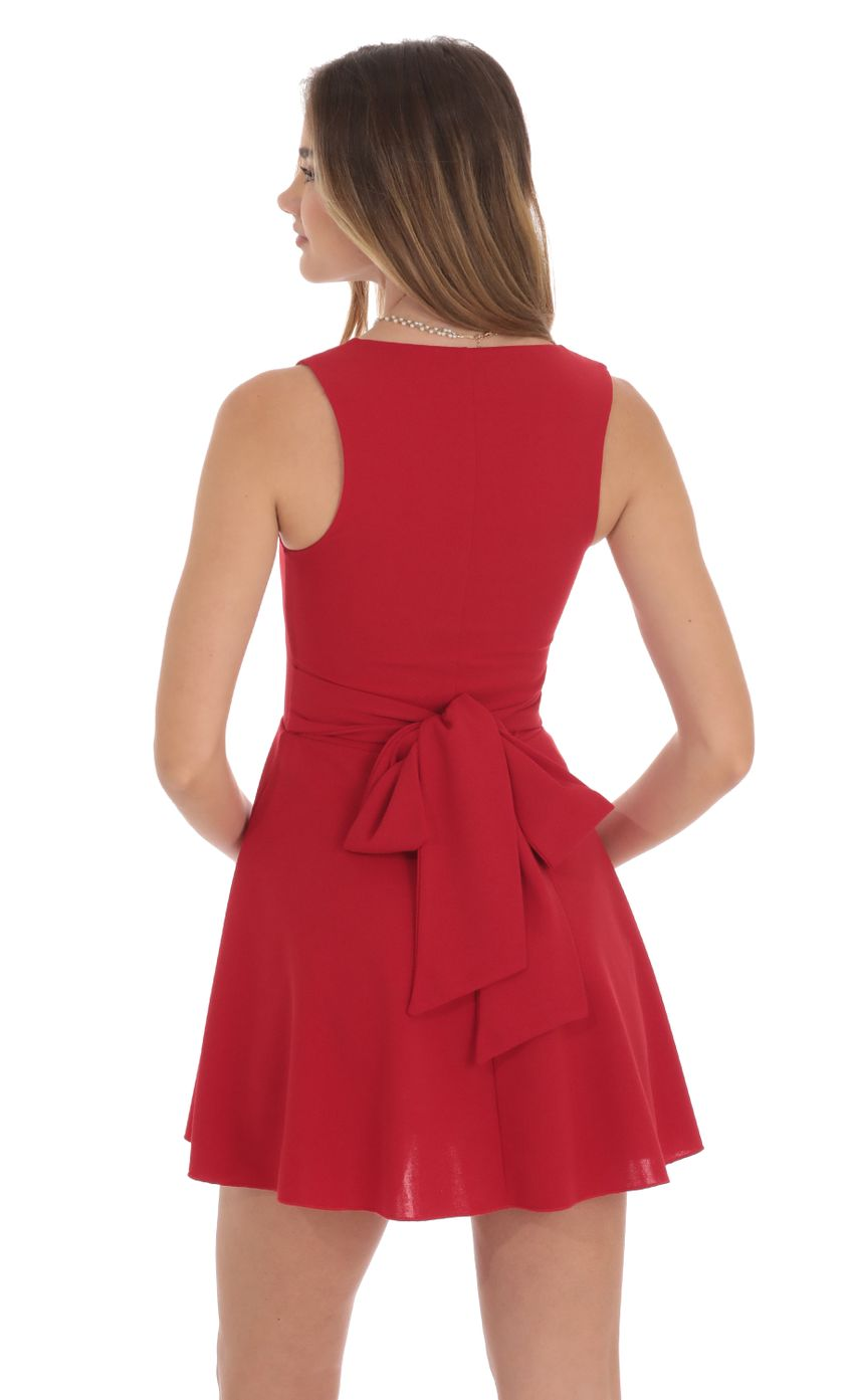 Lucy in the Sky Back Bow A-Line Dress