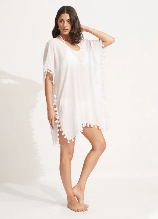 Seafolly Women's Amnesia Kaftan - White