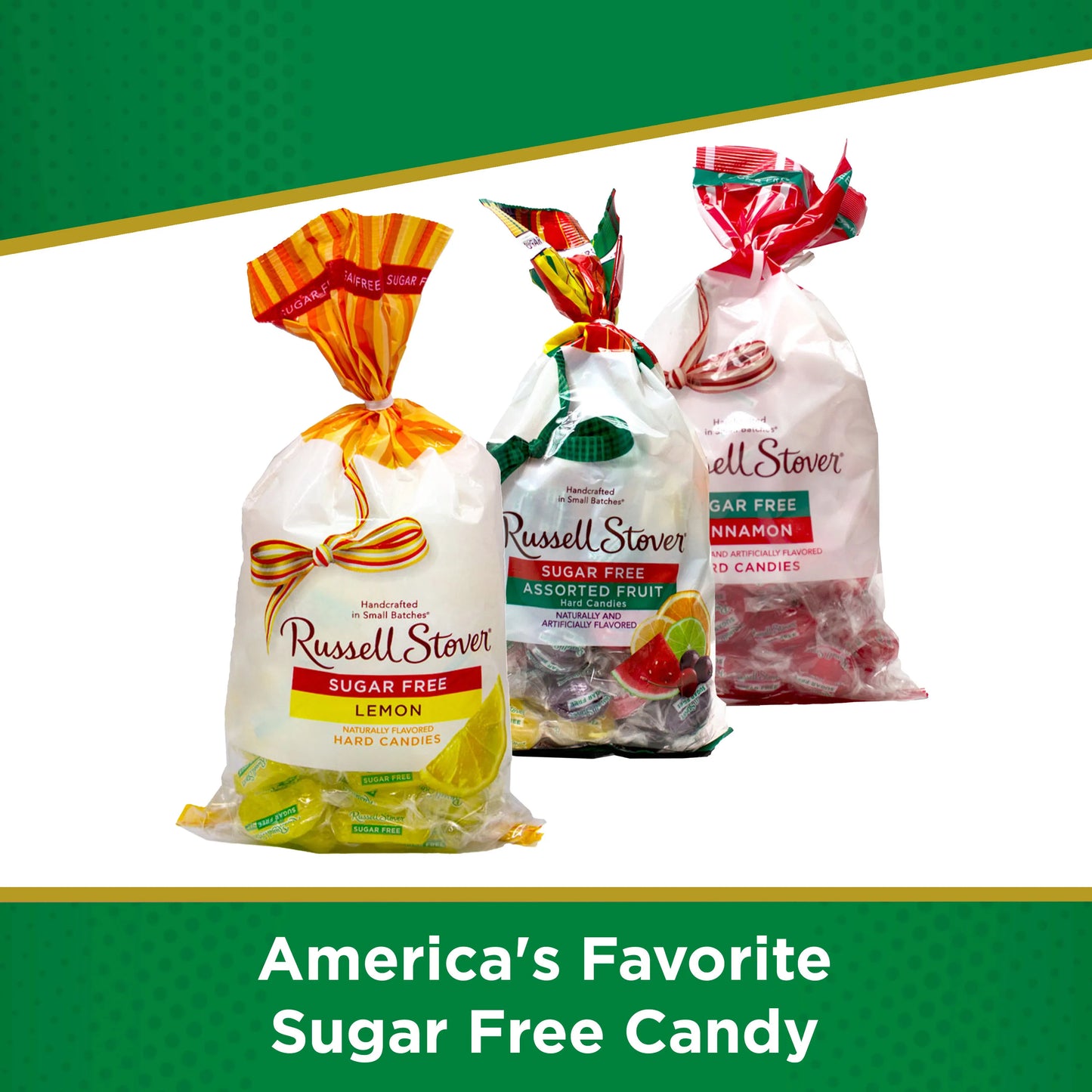 Russell Stover Chocolates Sugar Free Assorted Fruit Hard Candies, 12 oz. Bag