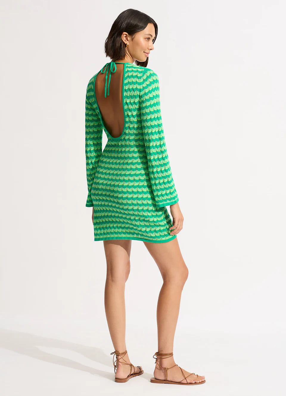 Seafolly Women's Carnaby Knit Cover Up - Jade