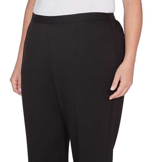 Alfred Dunner Women's Pull On Ponte Medium Length Pant