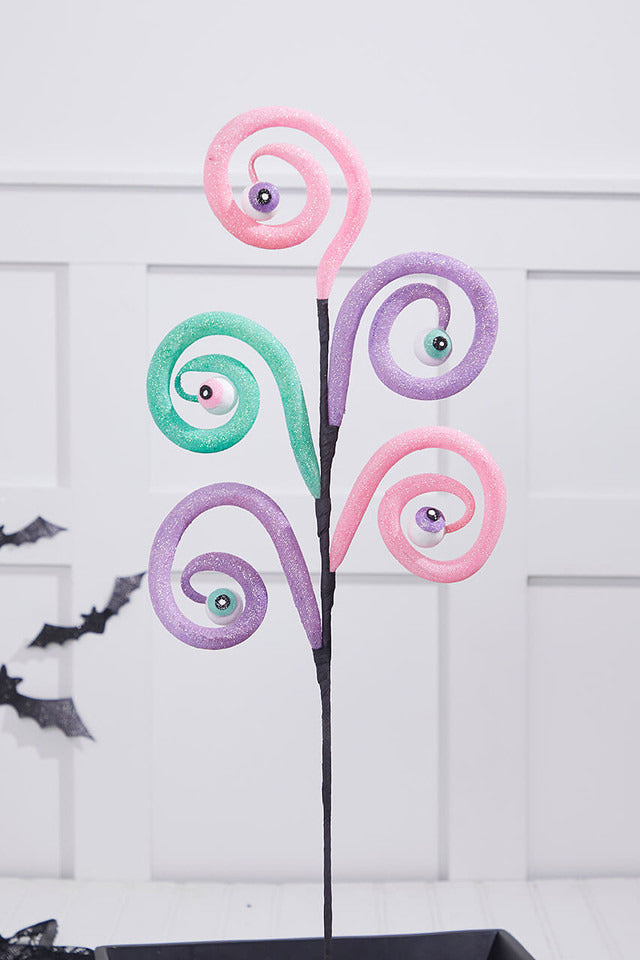 Decorator's Warehouse 28” Eyeballs Spiral Curly Spray