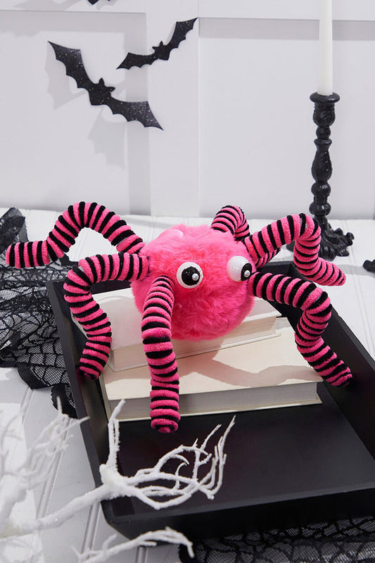 Decorator's Warehouse 15” Faux Fur Pink Spider