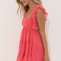 Lucy in the Sky Baby Doll Ruffle Dress