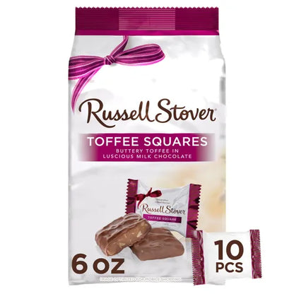 Russell Stover Chocolates Sugar Free Pecan Delights in Chocolate Candy, 10 oz. Bag
