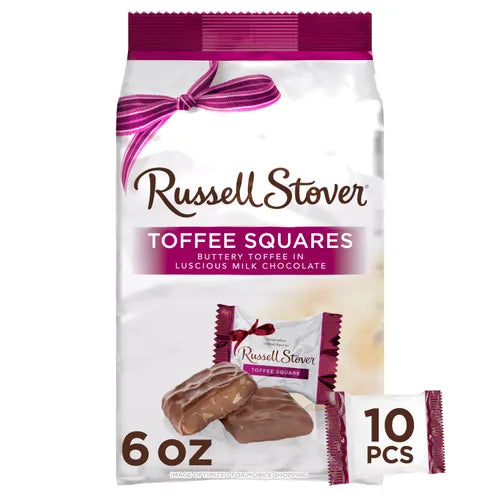 Russell Stover Chocolates Sugar Free Pecan Delights in Chocolate Candy, 10 oz. Bag