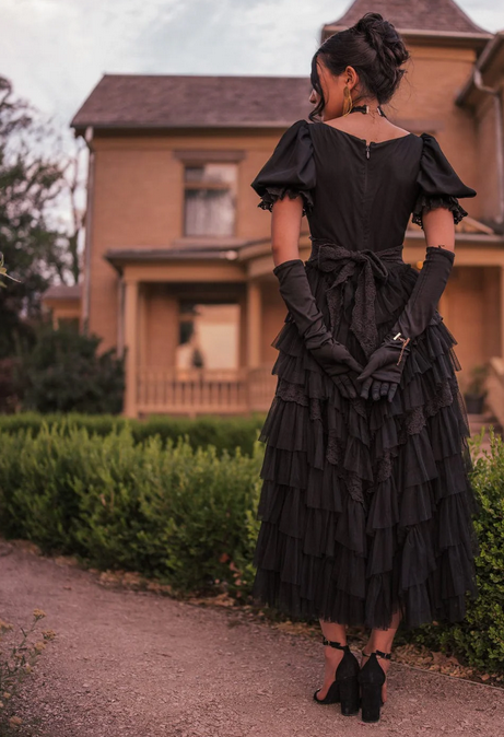 JessaKae Thumbelina Dress - Black Lace