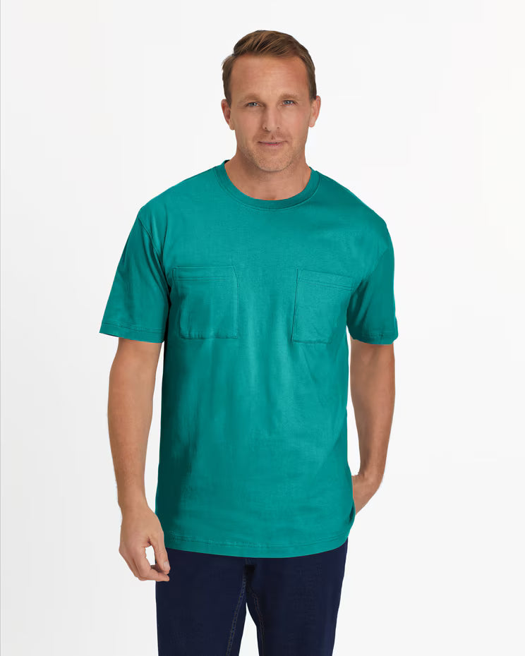 BLAIR John Blair Everyday Jersey Knit Short-Sleeve Two-Pocket Tee Top 2