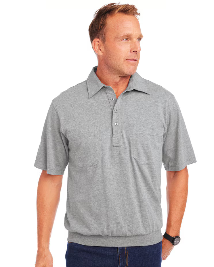 BLAIR John Blair Short-Sleeve Banded-Bottom Polo Top 2