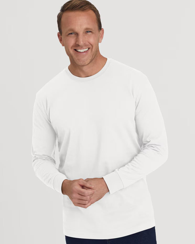 BLAIR John Blair Everyday Jersey Knit Long-Sleeve No-Pocket Crew Neck Tee Top 4