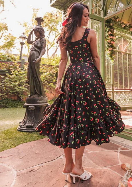 JessaKae Cherry Jam Dress - Black
