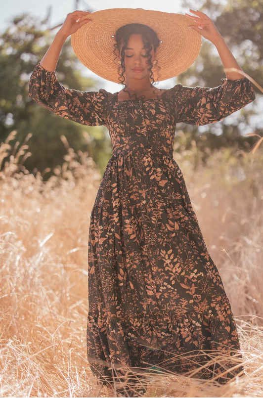 JessaKae Fern Dress - Dark Green