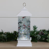 Cracker Barrel Cardinal Lantern Glitter Globe