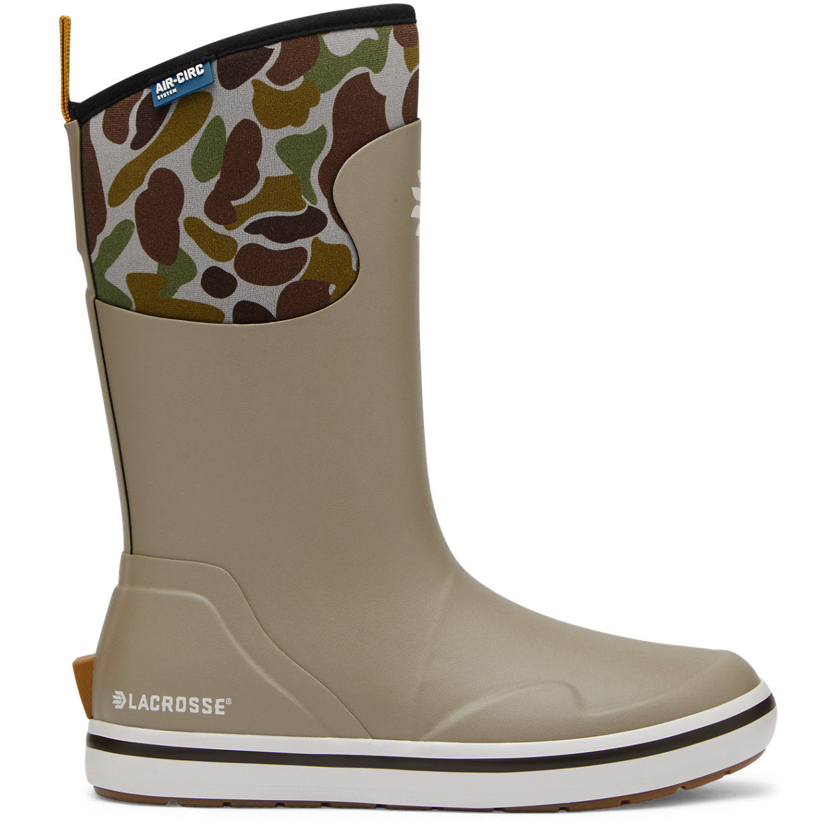 LaCrosse Footwear Alpha Deck Boot - 12", Timberwolf/Camo