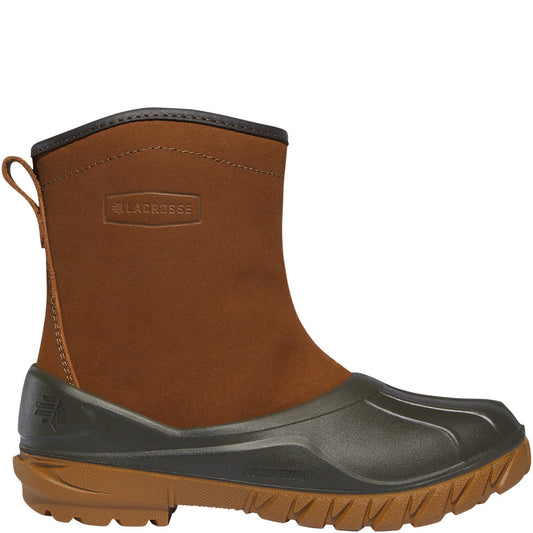 LaCrosse Footwear Aero Timber Top Shearling - 6", Side-Zip Rustic Brown