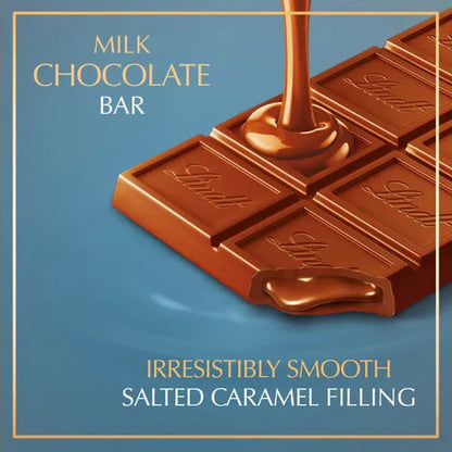 Lindt Chocolate Salted Caramel Milk Chocolate LINDOR Bar (3.5 oz)
