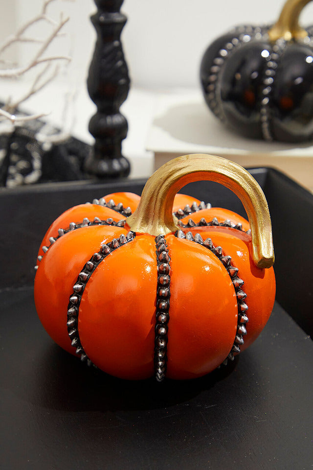 Decorator's Warehouse 5" Resin Halloween Pumpkin with Spikes