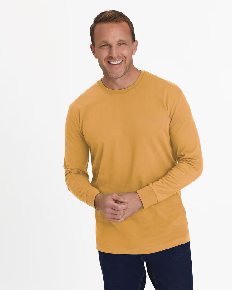 BLAIR John Blair Everyday Jersey Knit Long-Sleeve No-Pocket Crew Neck Tee Top 2
