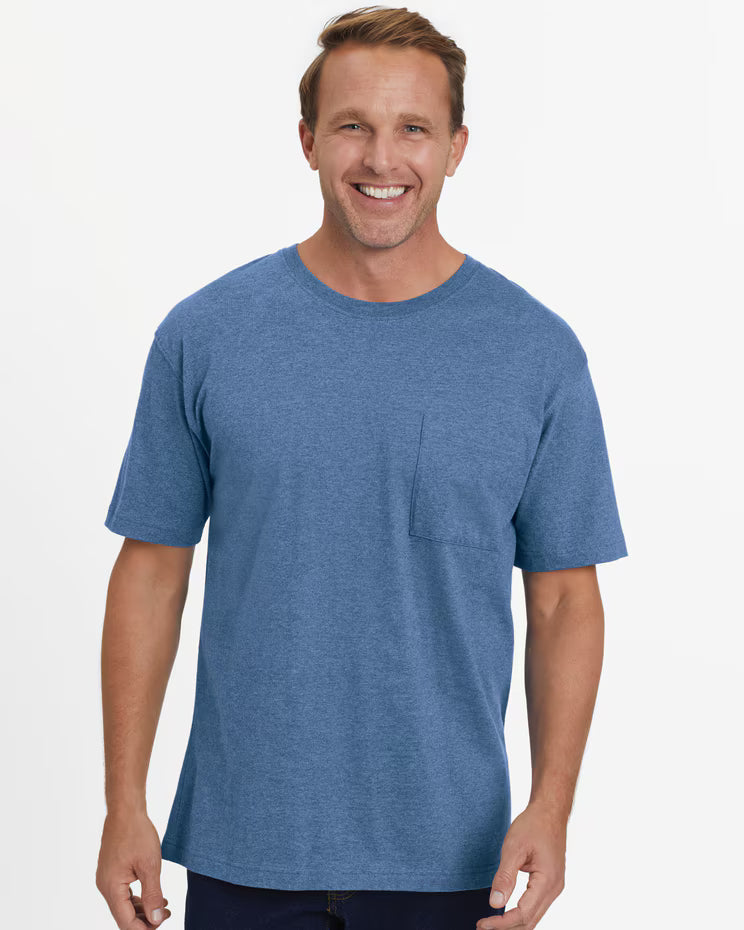 BLAIR John Blair Everyday Jersey Knit Short-Sleeve Pocket Tee Top 2