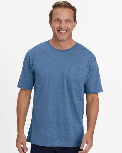 BLAIR John Blair Everyday Jersey Knit Short-Sleeve Pocket Tee Top 2