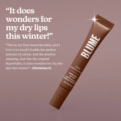 Blume Superbalm Tripeptide-1 Lip Tint in Toffee  x2