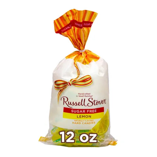 Russell Stover Chocolates Sugar Free Lemon Hard Candies, 12 oz. Bag